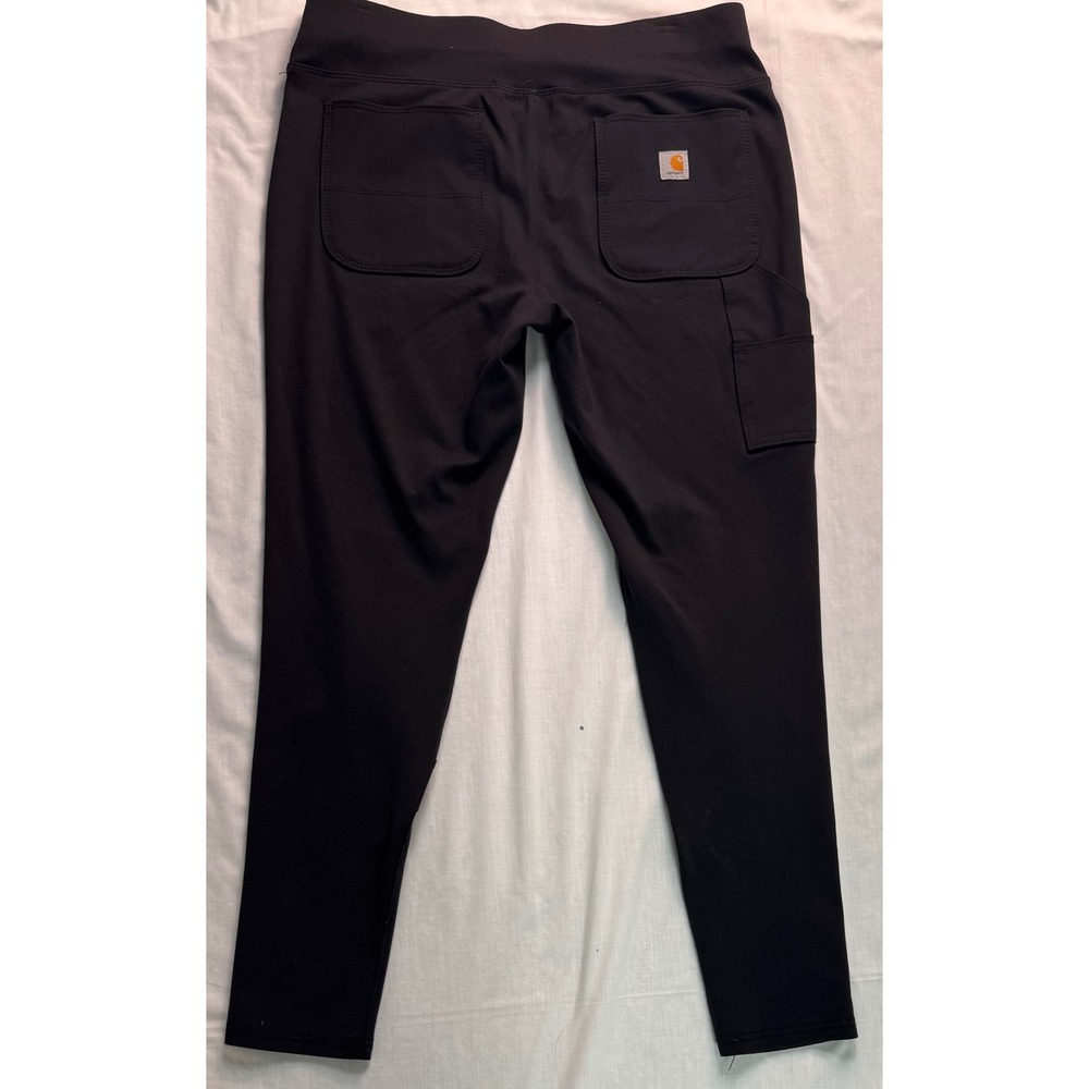 Carhartt Force Utility Leggings Womens Large 12/14 Black Slim Fit - Picture 15 of 16